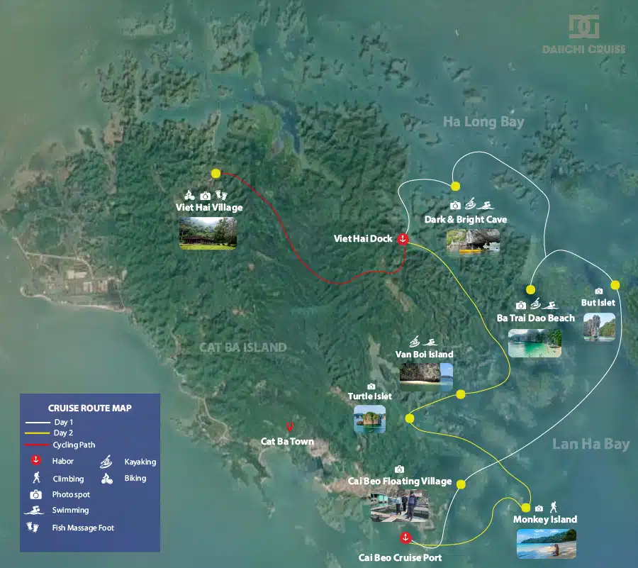 lan-ha-bay-cruises-intinerary