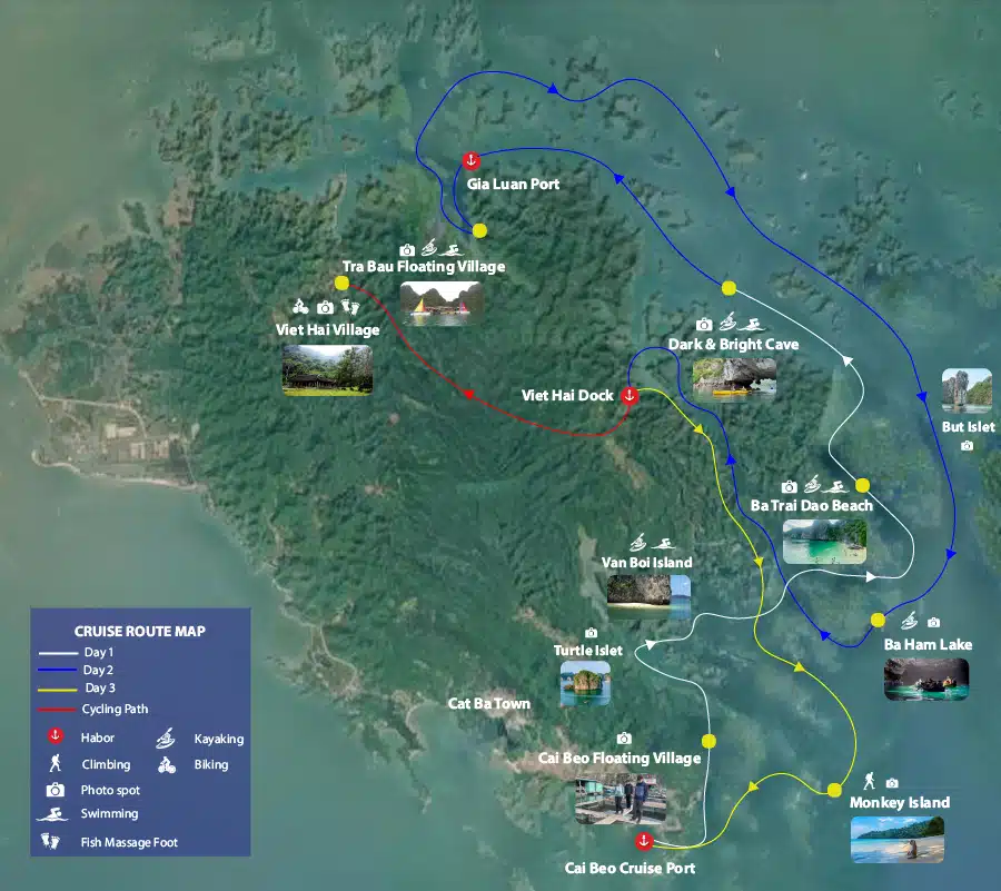 lan-ha-bay-cruises-intinerary