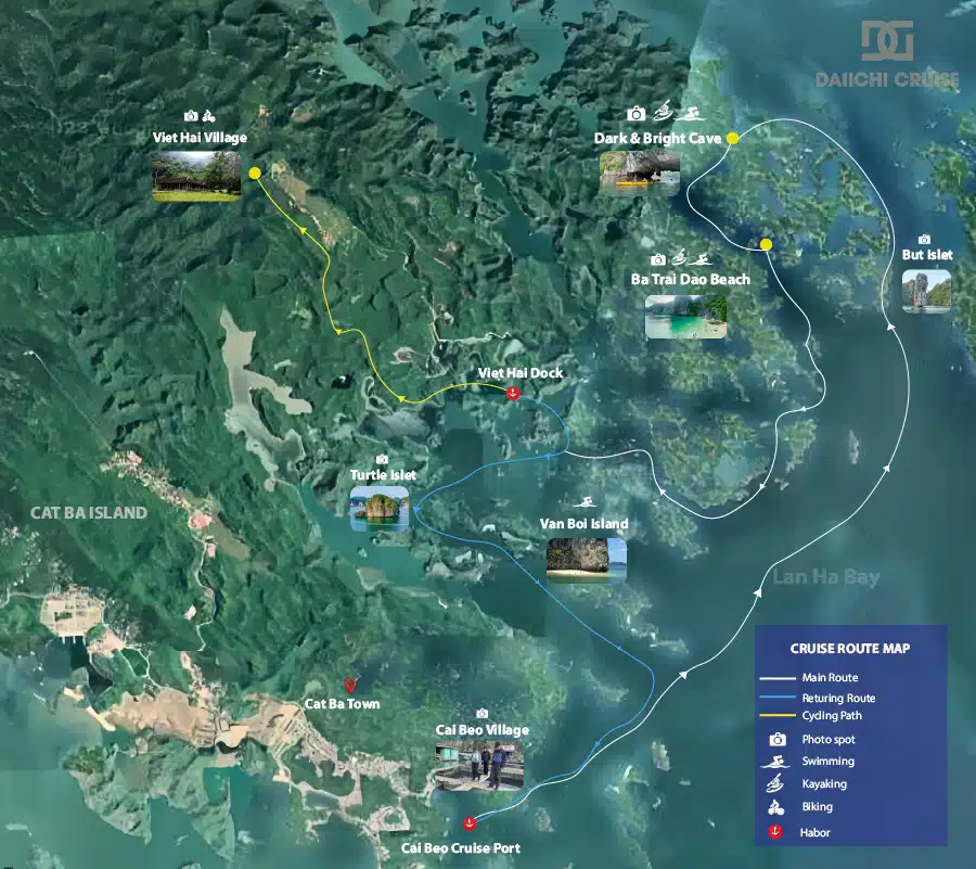 Fullday Lan Ha Bay Tour VIP 1 – Daiichi Cruise