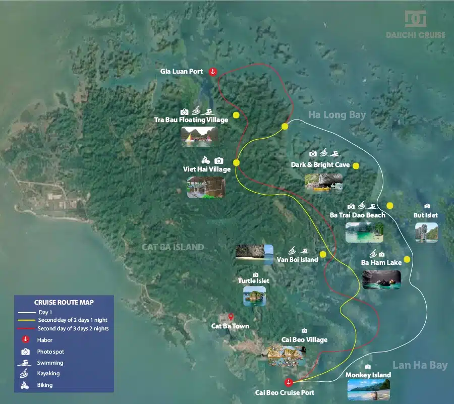 lan-ha-bay-cruises-intinerary